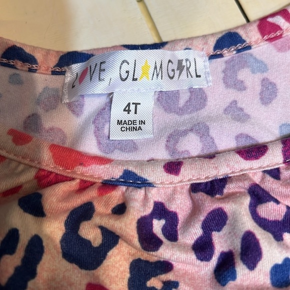 LOVE GLAM GIRL 4T summer top - Picture 2 of 4